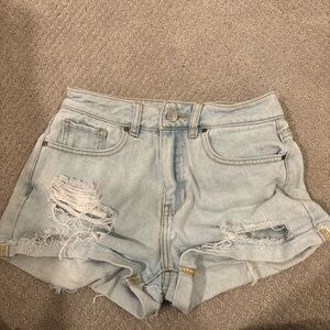 Light blue pacsun Jean shorts